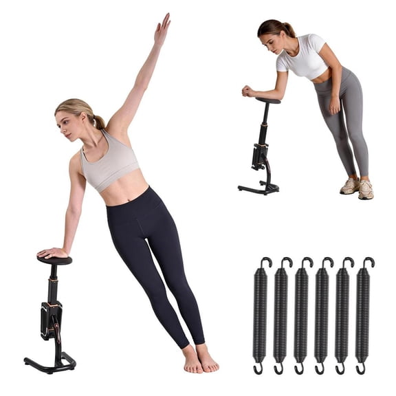 Home Squat System with 6 Springs, Height Setting 24-30", Strengthens Hips, Abdomen, Waist, Legs, and Arms, Complete Body Shaper for Home Use
