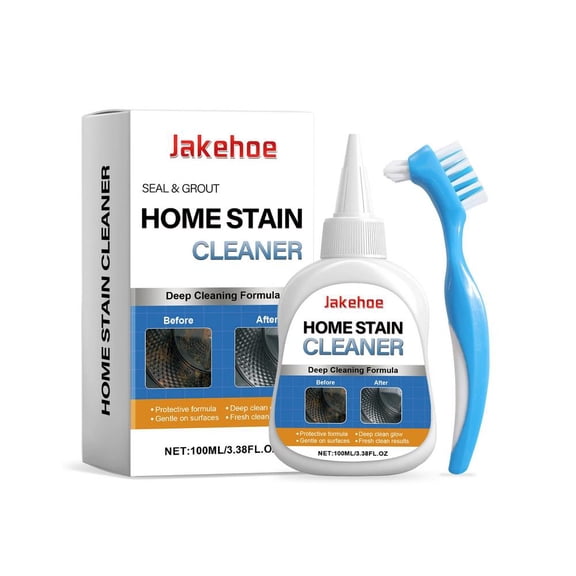 Home Stain Cleaner, 3.38fl.oz All-purpose Mold Stain Cleaner Gel for Washing Machine Fridge, Tile, Grout, Sink And Bathroom Use