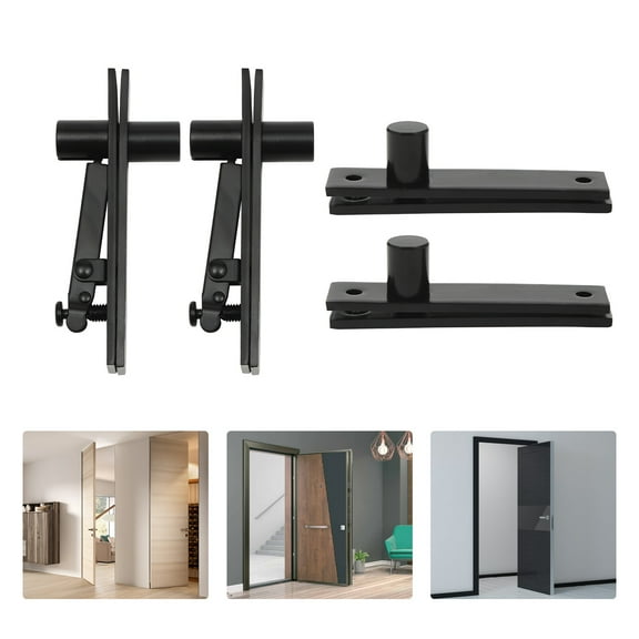 Home Stainless Steel Hidden Hinges Kit Invisible Door Wooden Doors Pivot Hinges For Secret Doors, Swivel Doors, Hidden Bookcase Doors