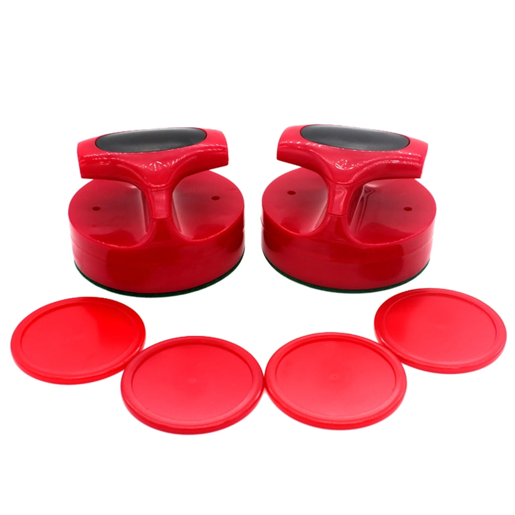 Home Standard Air Hockey Paddle and Pucks 94mm Table Hockey Pusher Set ...