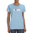 thumbnail image 1 of Home Star Shaped Flag T-Shirt Women -Image by Shutterstock, Female 3X-Large, 1 of 4