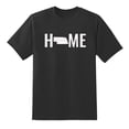 thumbnail image 1 of Home State Nebraska Design Mens Graphic T Shirts Black,XXL, 1 of 1