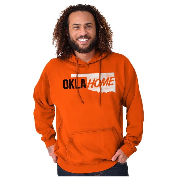Home State Pride Oklahoma Proud Okie Unisex Plus Fleece Graphic Hoodie Brisco Brands 4X