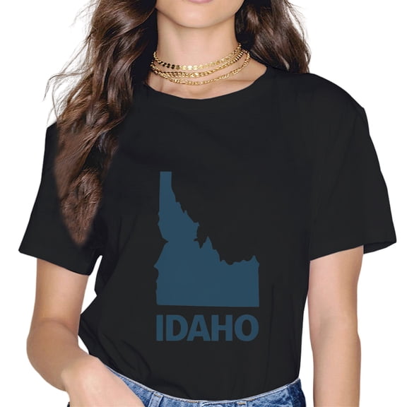 Home State Shirt, Idaho Home Handlettered Graphic T-Shirt