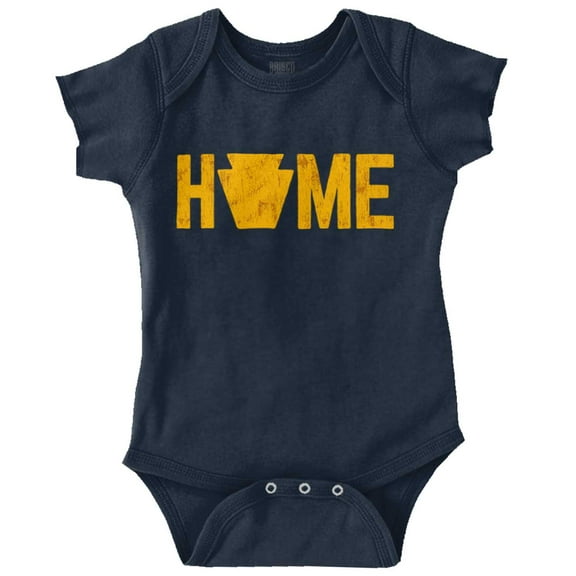Home State of Pennsylvania Romper Boys or Girls Infant Baby Brisco Brands NB