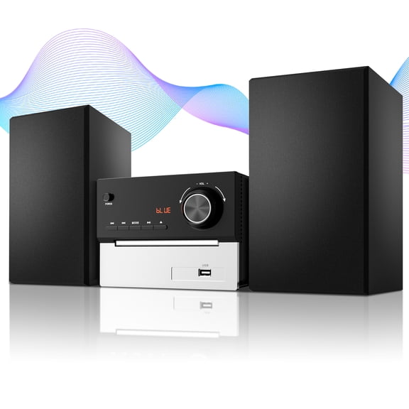 Home Stereo System with Bluetooth CD Player FM Radio