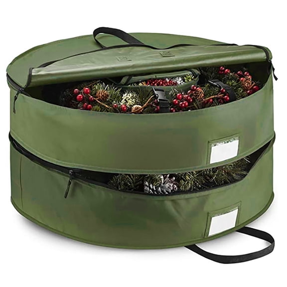 Home Storage - 30in Double Layer Cloth Christmas Tree Storage Bag Finishing Bag Christmas Tree Storage Bag Insect-proof-proof Wreath Storage Bag Storage Trunks & Bag