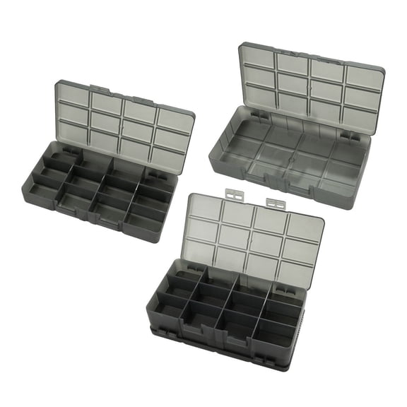 Home Storage Box Organizer Transparent Turnover Versatile Adjustable Case 24 Grids Fangkenuo