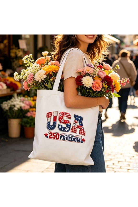 Home Storage in Clearance, 250th Anniversary USA Tote Bag Patriotic Canvas Tote Bag 4th Of July Reusable Grocery Bag Shoulder Bag For Independence Day Patriotic Gift For Men Women