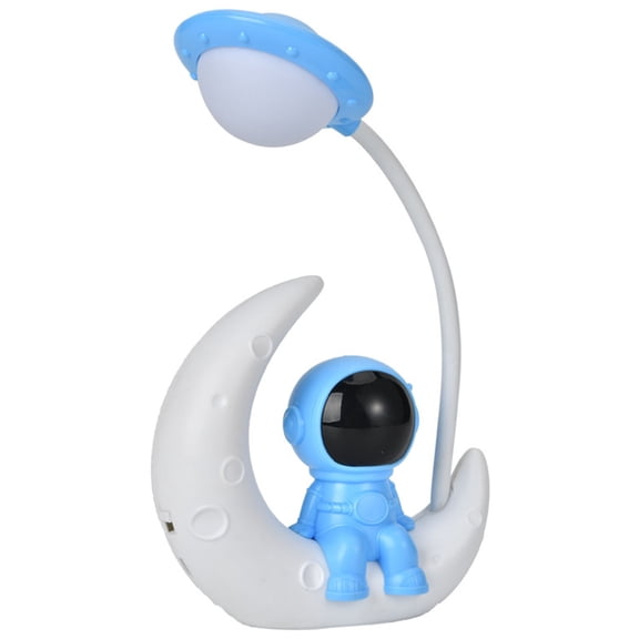 Home Storage Desk Lamp, LED Night Light Space Themed for Bedroom