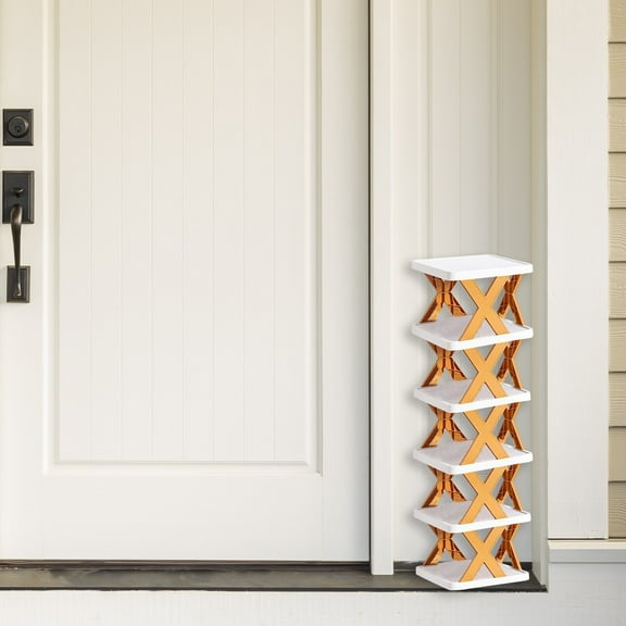 Home Storage - Household Space Saving Storage Plastic Multi-layer Shelf Small Clothing & Wardrobe Storage