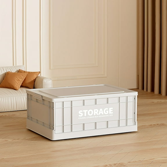 Home Storage - Large Clothes Storage Box Foldable Plastic Organizer Bin Home Wardrobe Storage Container Toy And Garment Storage Box Storage Trunks