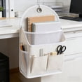 thumbnail image 1 of Home Storage,Office Storage,Wall Hanging Storage Organizer Bags,16X9X4In,White Non-Woven Fabric,Multi-Pockets Design,Strong Durable,Easy To Install For Space-Saving Organization., 1 of 6