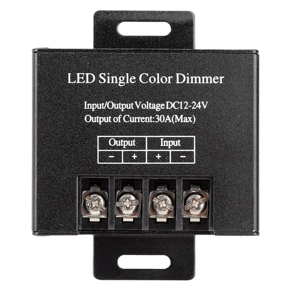 Home Storage RF Dimmer, DC12-24V 30A 720W Remote Control Dimming Controller for Remote Control