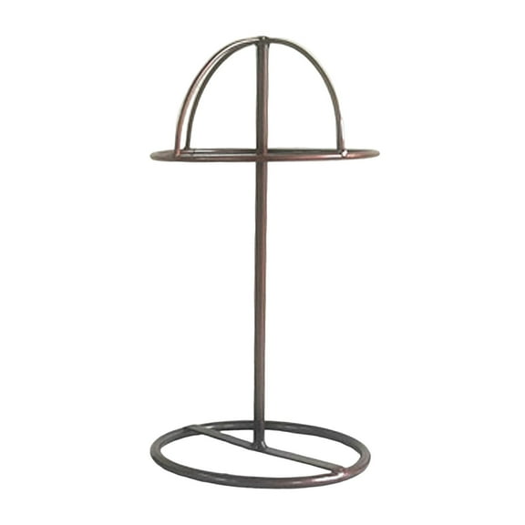 Home Storage Rack, Cap Storage Organizer Stand Rack, Stable 7.87' Tall Durable Non Slip Portable Sturdy Dome Shape Hat Holder bronze