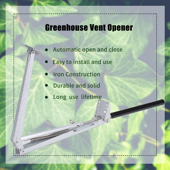 Home Storage Spring Automatic Vent Opener Greenhouse Windows Opener Auto Vent Opener Temperature Sensitive Single Spring Vent Opener