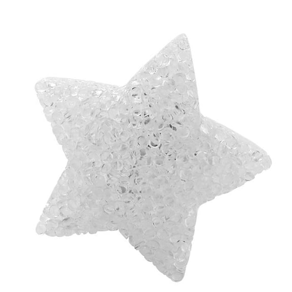 Home Storage Stars Shape Night Light, Acrylic Handheld Star Shape Light for Dance Performances Yellow Light