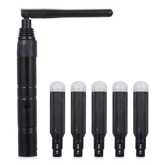 Home Storage Visible DMX512 2.4G ISM Wireless Transmitter + Receivers Built-in Rechargeable Batterys Long Visible Transmission Distance for LEDs Stage Party Light