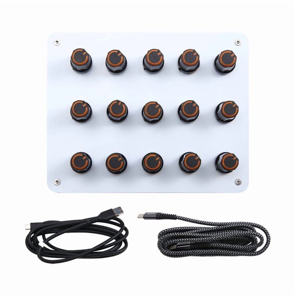 Home Studio 15-Knob MIDI CC Controller with Usb-C Interface for , Logic, FL Studio, Studio One