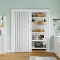 Home Studio Series 60" W PVC Foldable Accordion Doors, White