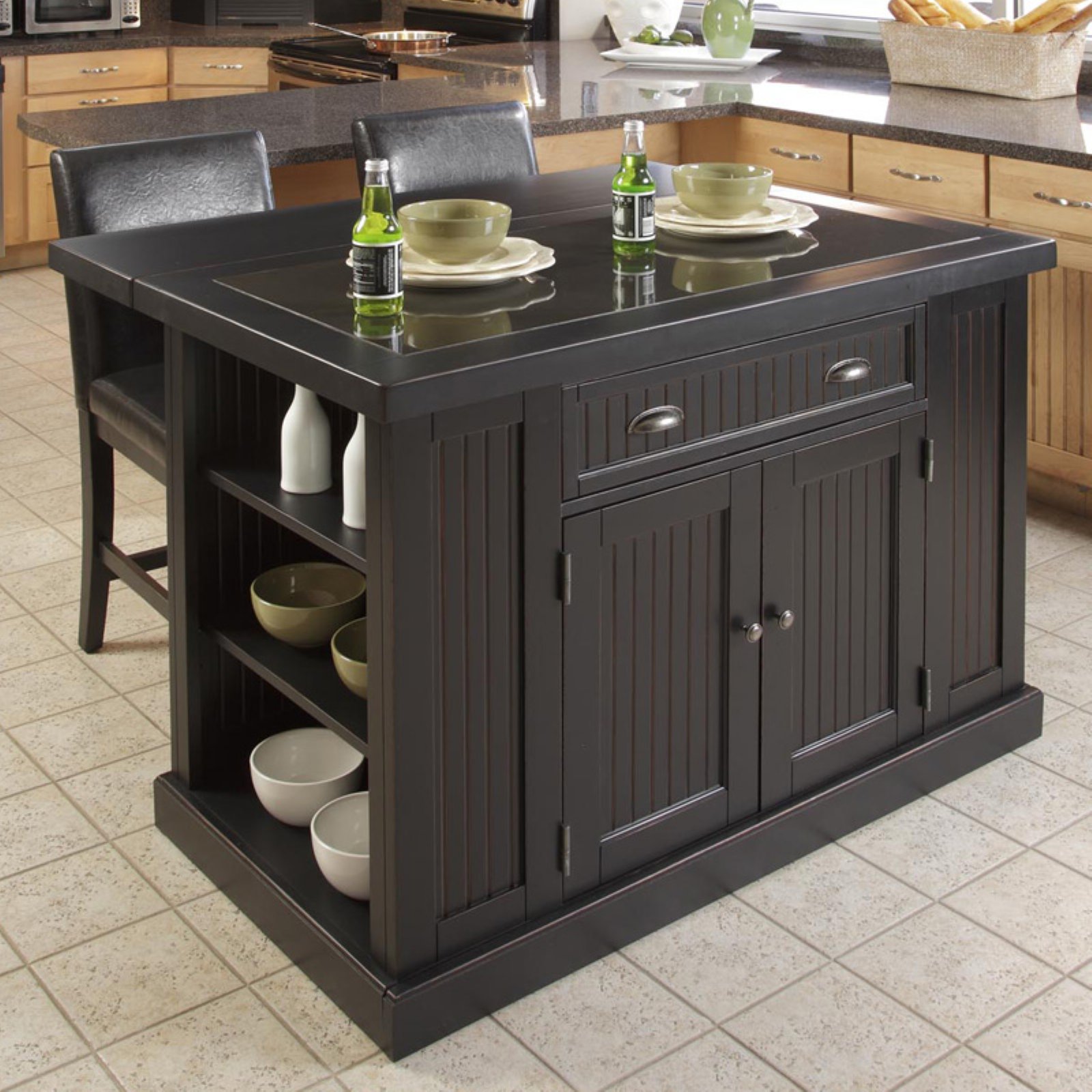 Ollynce Freestanding Kitchen Island