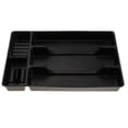 thumbnail image 1 of Home Sundries Organizer Office Statiry Storage Box Jewelry Display Tray, 5 Compartments, Multipurpose Black, 1 of 8