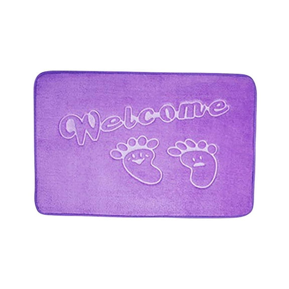 Home Supplies Kezqiaxn Bathroom Floor Mat, Bathroom Diatomaceous Mud Absorbent Mat, Bathroom Entrance Carpet, Entrance Soft Foot Mat Purple