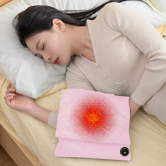 Home Supplies Hand Warmers Portable Graphene Heated Gloves Handwarmers Bag 3 Heat Modes Fast Electric Heating Pouch For Women Kids Hunting Camping Xmas Gifts Pink As Shown