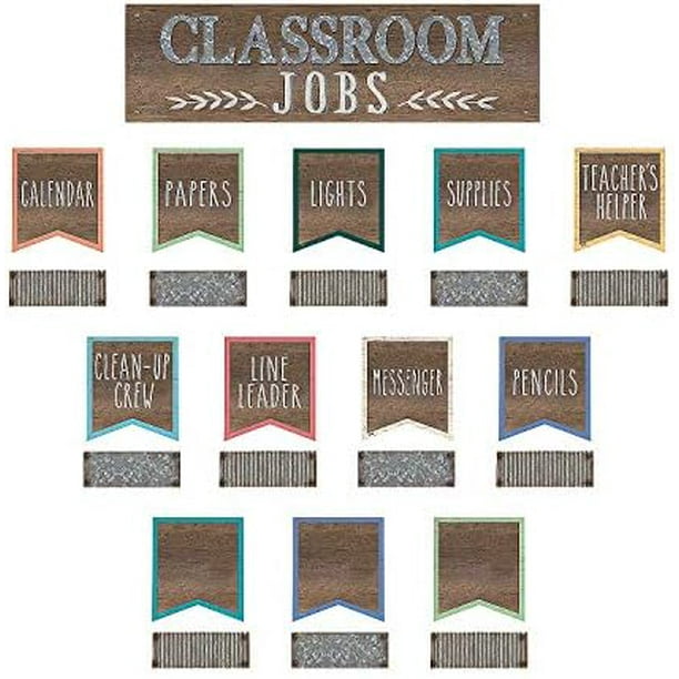 Home Sweet Classroom Jobs Bulletin Board Set 49 Pieces Daycare