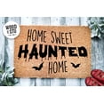 thumbnail image 1 of Home Sweet Haunted Home Door Mat | Funny Doormat | Welcome Mat | Halloween Decor | Funny Door Mat | Home Doormat | Halloween Welcome Mat, 1 of 2