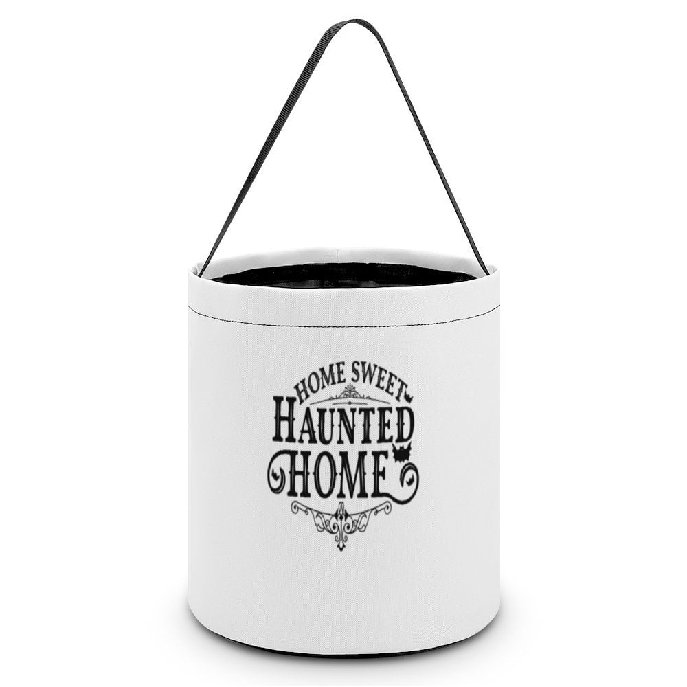 Home Sweet Haunted Home Halloween Treat Bags Reusable Portable