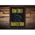 thumbnail image 1 of Home Sweet Haunted Home Novelty Sign, Metal Wall Decor - 10x14 inches, 1 of 4