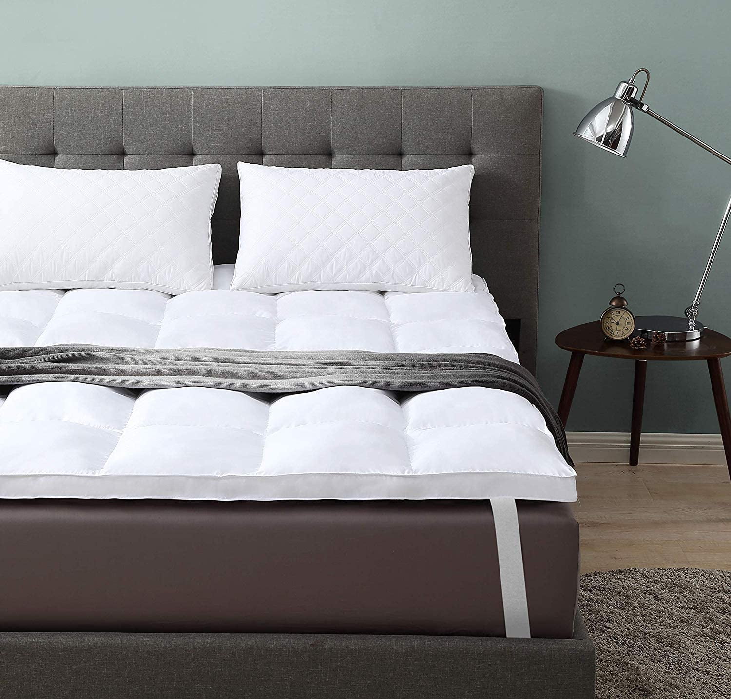 Home Sweet Home 2" Inch Mattress Topper Hypoallergenic Down Alternative