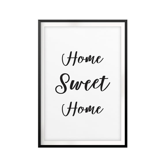 Home Sweet Home 5 x 7 UNFRAMED Print Home Decor Wall Art