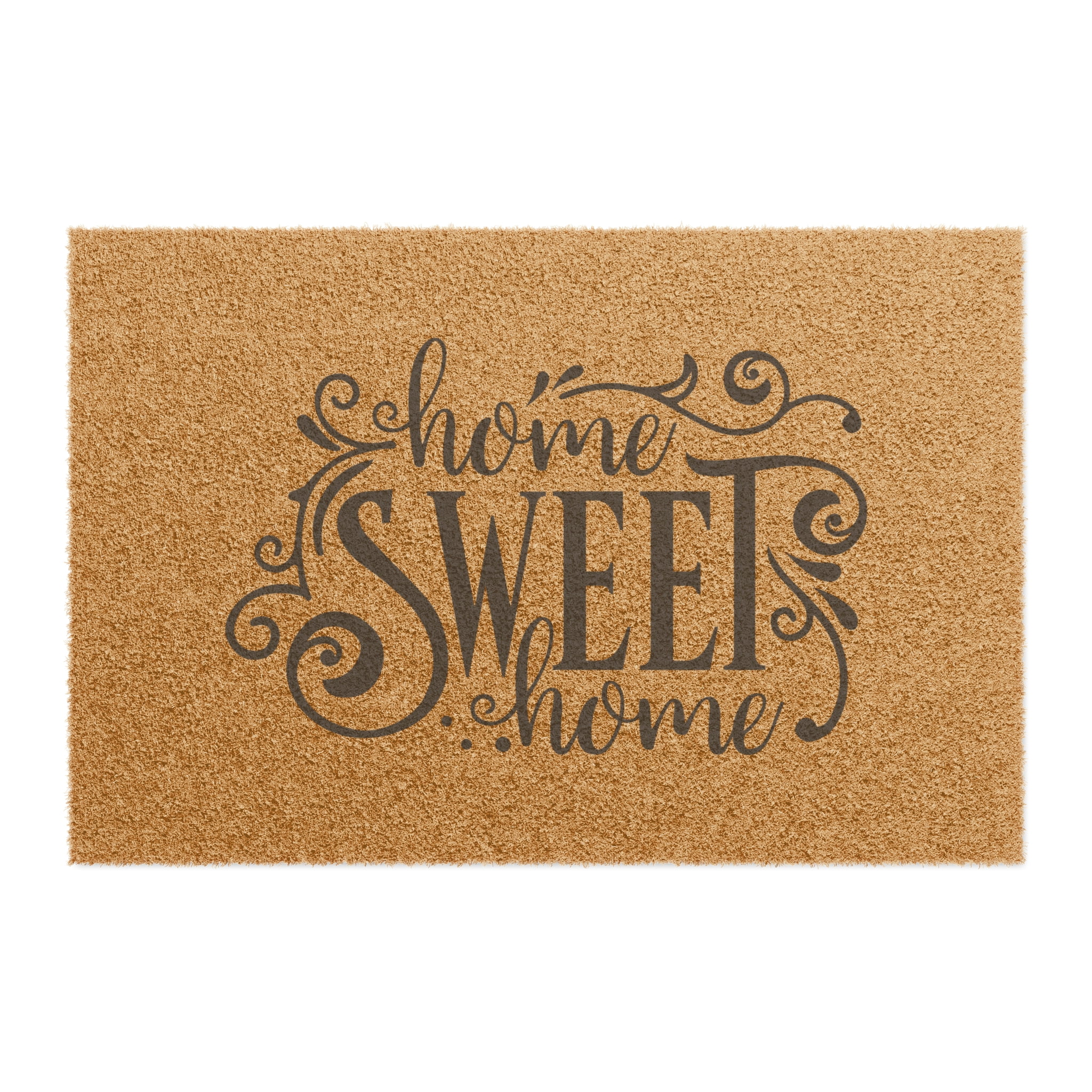 Home Sweet Home Coir Doormat, Front Door Rug, Mat