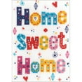 thumbnail image 1 of Home Sweet Home Counted Cross Stitch Kit, 5" x 7", 14-Count, 1 of 2