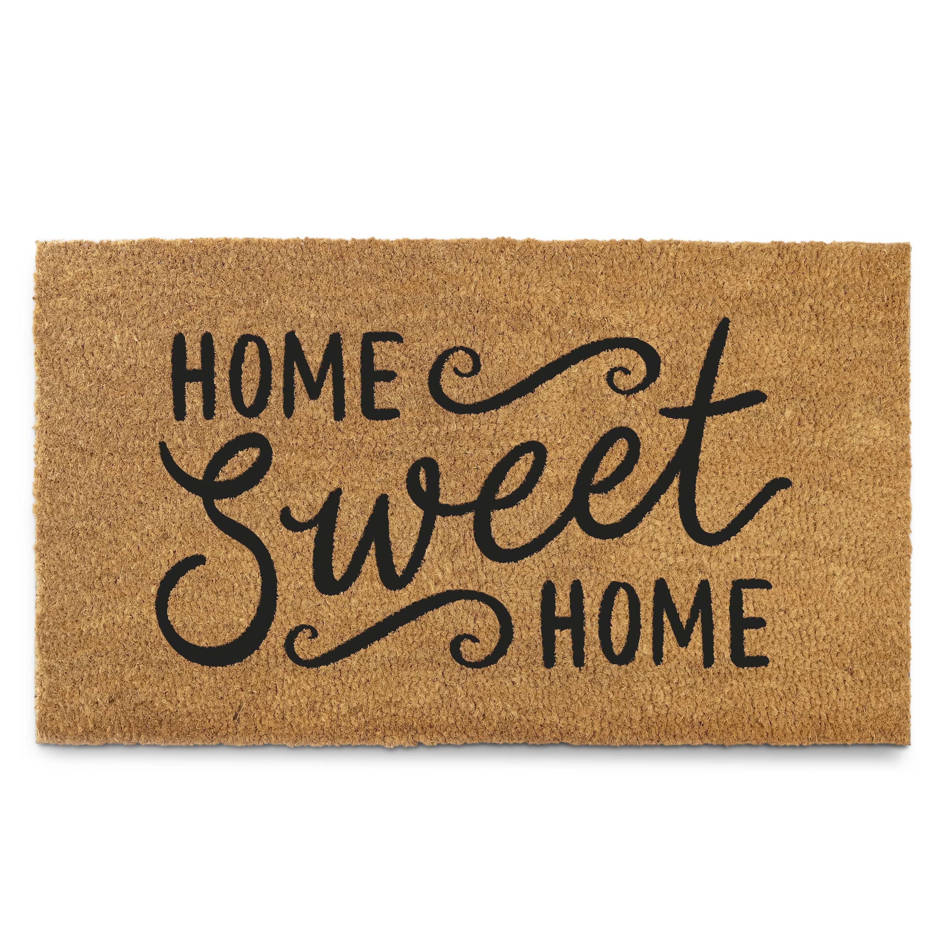 MAINEVENT Home Sweet Home Coir Doormat 30x17 Inch, Outdoor Welcome Mat