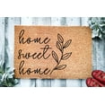 thumbnail image 1 of Home Sweet Home Doormat | Housewarming Gift | Wedding Gift | Custom Doormat | Closing Gift | Welcome Doormat | Front Door Mat, 1 of 2