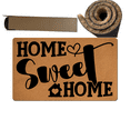 thumbnail image 1 of Home Sweet Home Doormats Welcome Front Door Mats for Entryway Mat Non Slip Resist Dirt Enter Rugs for Entrance Anti-Slip PVC Backing 17.5" x 29.5", 1 of 4