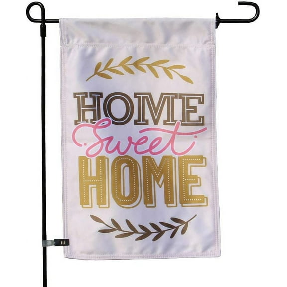 Home Sweet Home Double-Sided Garden Flag, Outdoor Decorative Flag for Homes, Yards, and Gardens, 12 x 18 Inch