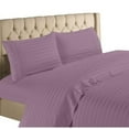 thumbnail image 1 of Home Sweet Home Dreams 4-Piece 1200 Thread Count Cotton Bed Sheet Set, Queen – Deep Pocket, Stripe, 1 of 5