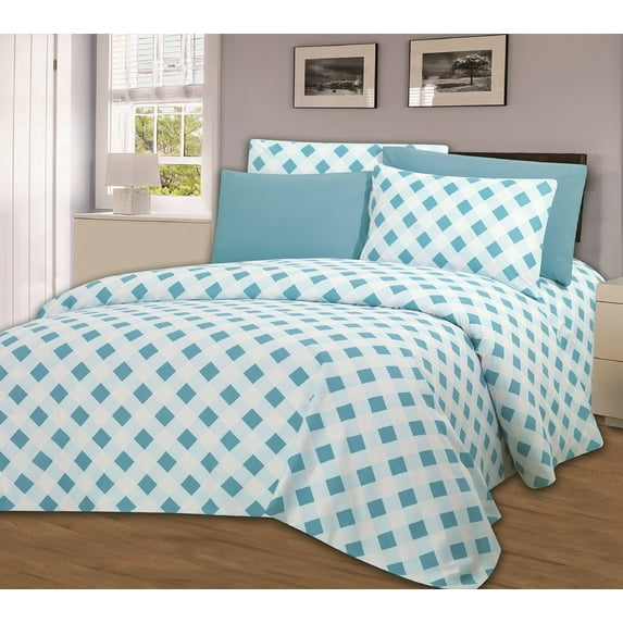 Home Sweet Home Dreams 6-Piece 1800 Thread Count Microfiber Bed Sheet Set, Full – Silky Soft