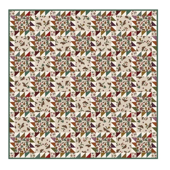 Home Sweet Home Flannel Quilt Kit 59in x 59in