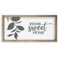 thumbnail image 1 of Home Sweet Home Flower Rustic Framed Wood Farmhouse Wall Sign 18x36, 1 of 1