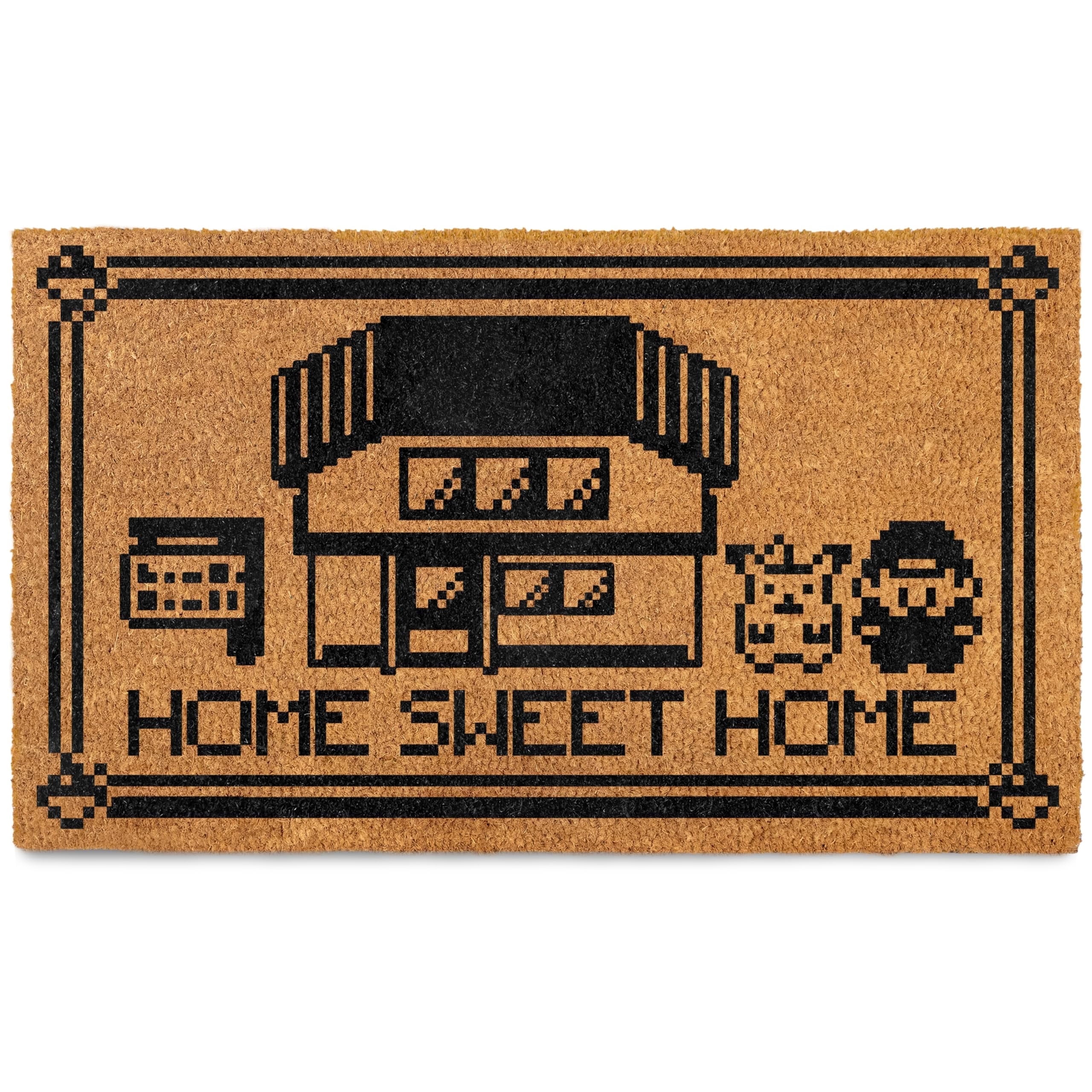 MAINEVENT Home Sweet Home Anime Doormat 30x14 Inch, Geeky Outdoor Welcome Mat