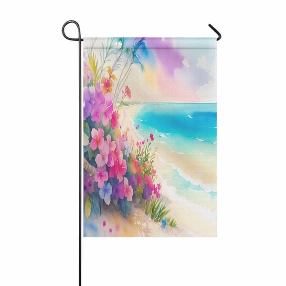 Home Sweet Home Garden Flag Vertical Double Sided,Welcome Flower Spring Summer Yard Outdoor Decorative 12 x a18 Inch