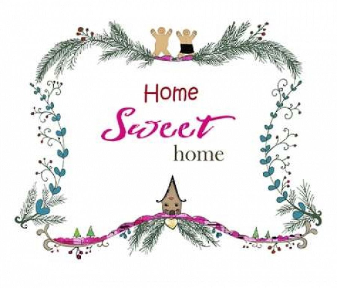 Home Sweet Home Gingerbread Canvas Art - Sarah Ogren (24 x 24)