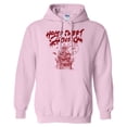 thumbnail image 1 of Home Sweet Home Haunted Hoodie Sweatshirt Unisex X-Large Pink, 1 of 5