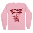 thumbnail image 1 of Home Sweet Home Haunted Long Sleeve Shirt Unisex 4X-Large Pink, 1 of 5