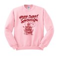 thumbnail image 1 of Home Sweet Home Haunted Sweatshirt Unisex 3X-Large Pink, 1 of 5